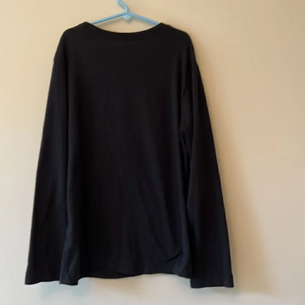 Crazy 8 kids black size large (10/12) tie shirt.